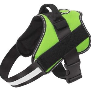 Green and Black Dog Travel Harness